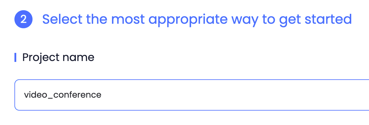 Add a name to the project