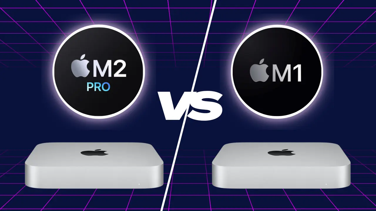 M2 Pro Mac mini VS M1 Mac mini benchmark