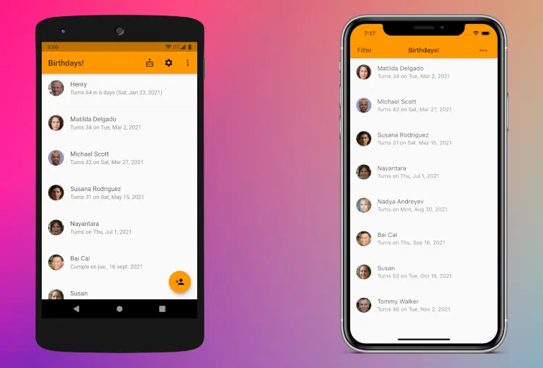 Material & Cupertino Widgets