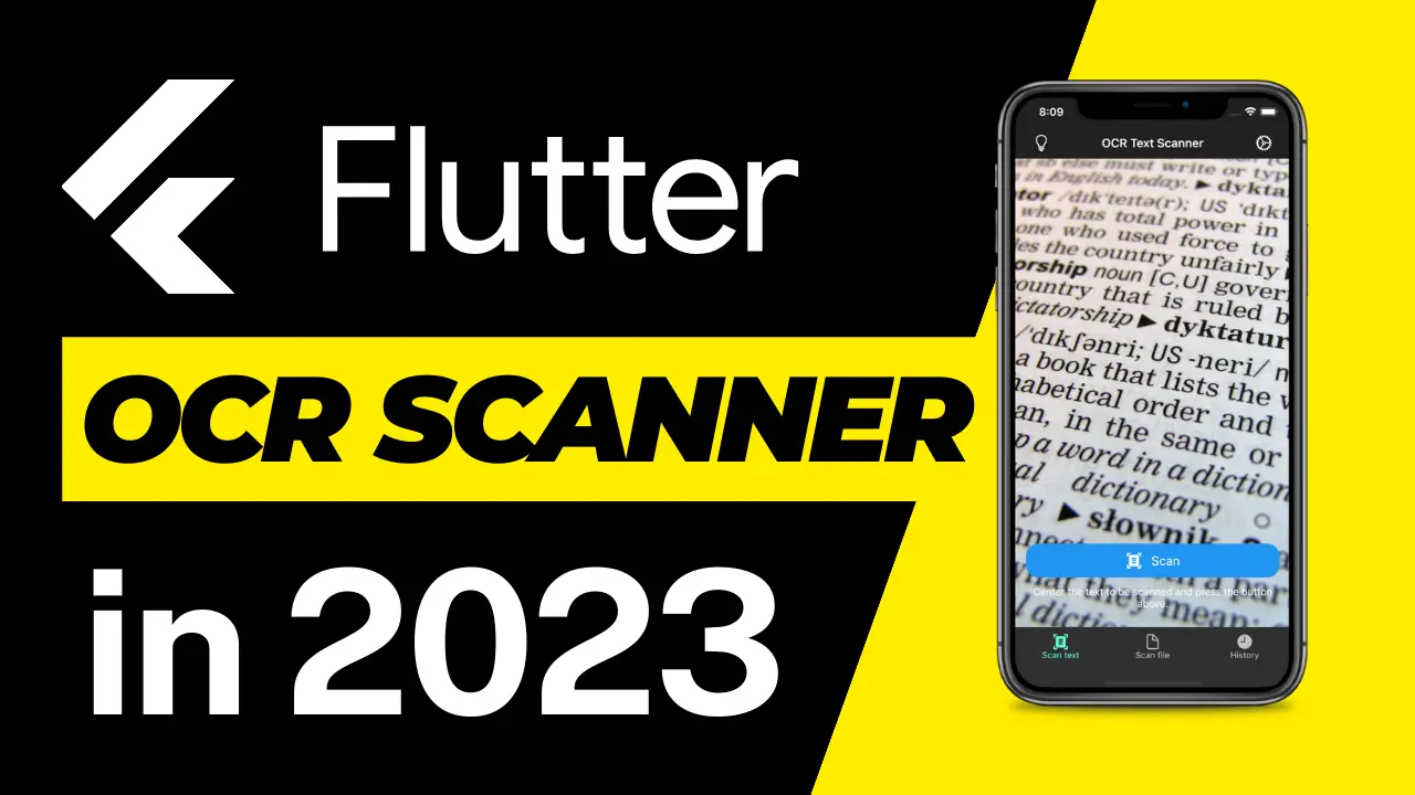 Text recognition in Flutter: create OCR scanner app