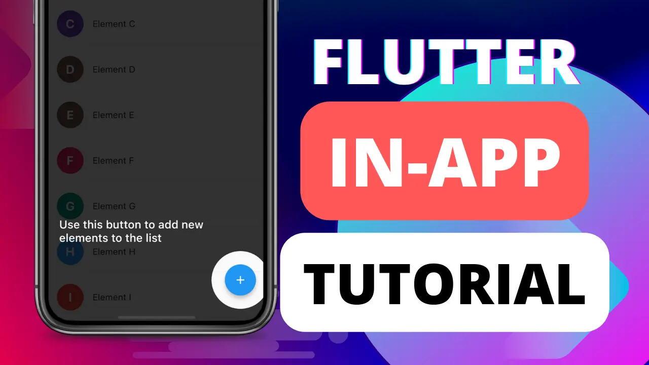 Use this to explain how to use your app - Flutter pro tip #2